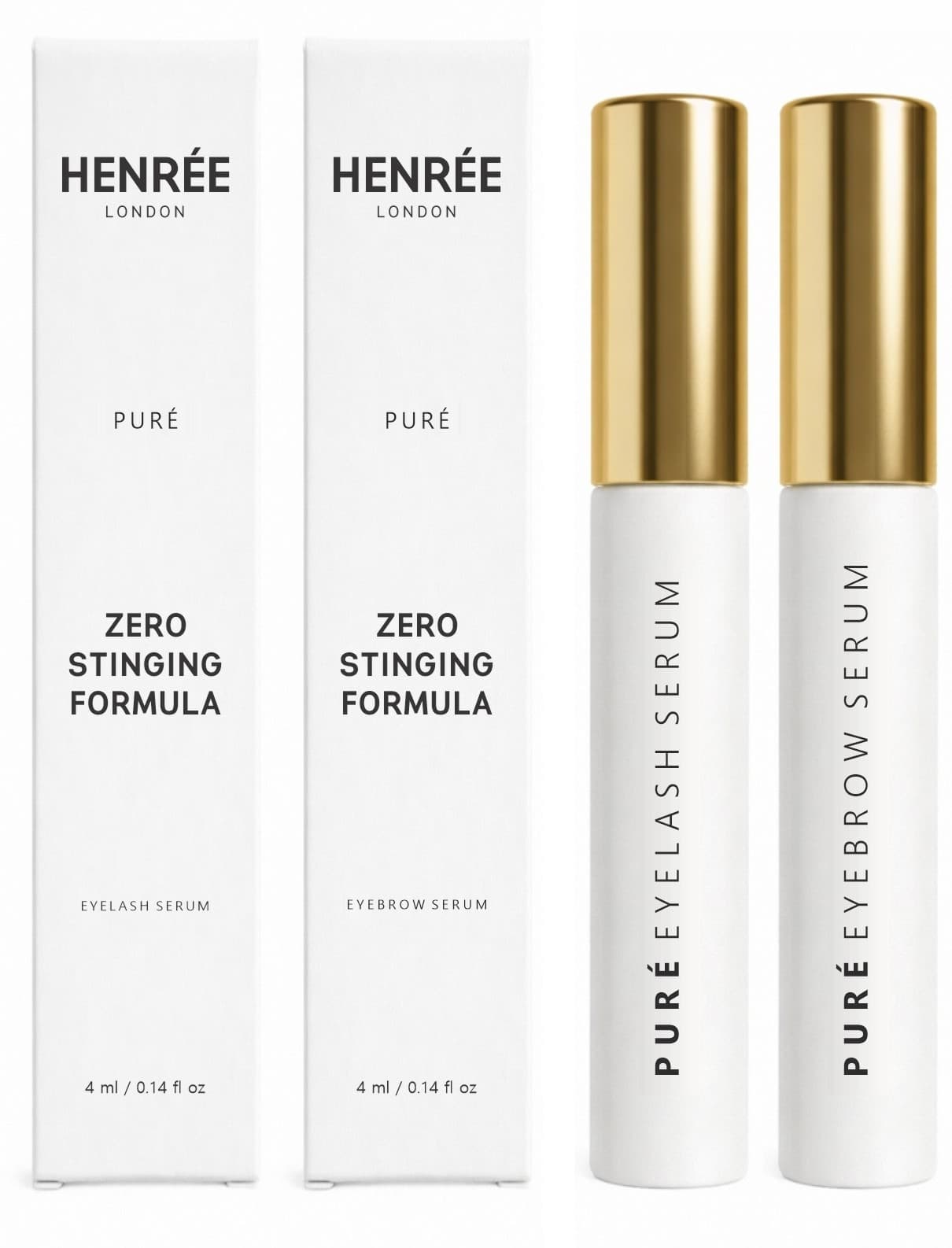 Henrée London Puré Duo, box and tubes